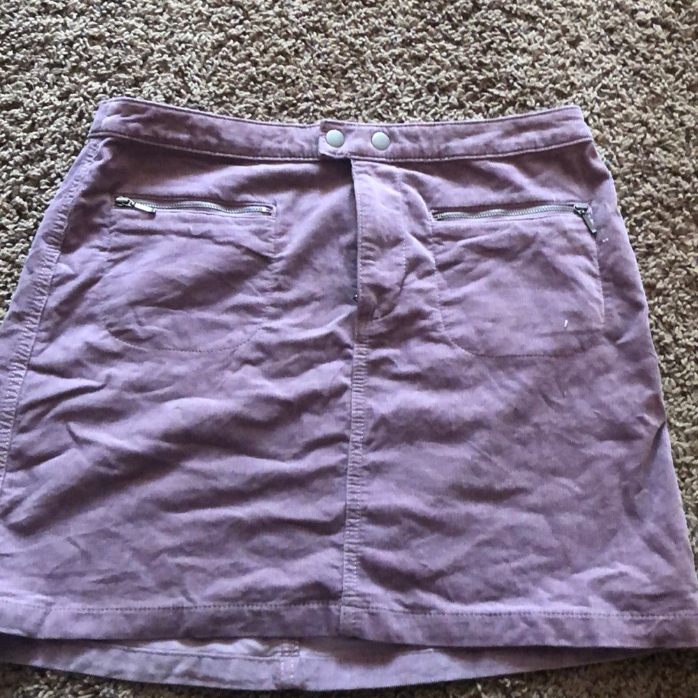 Lilac Corduroy Skirt
